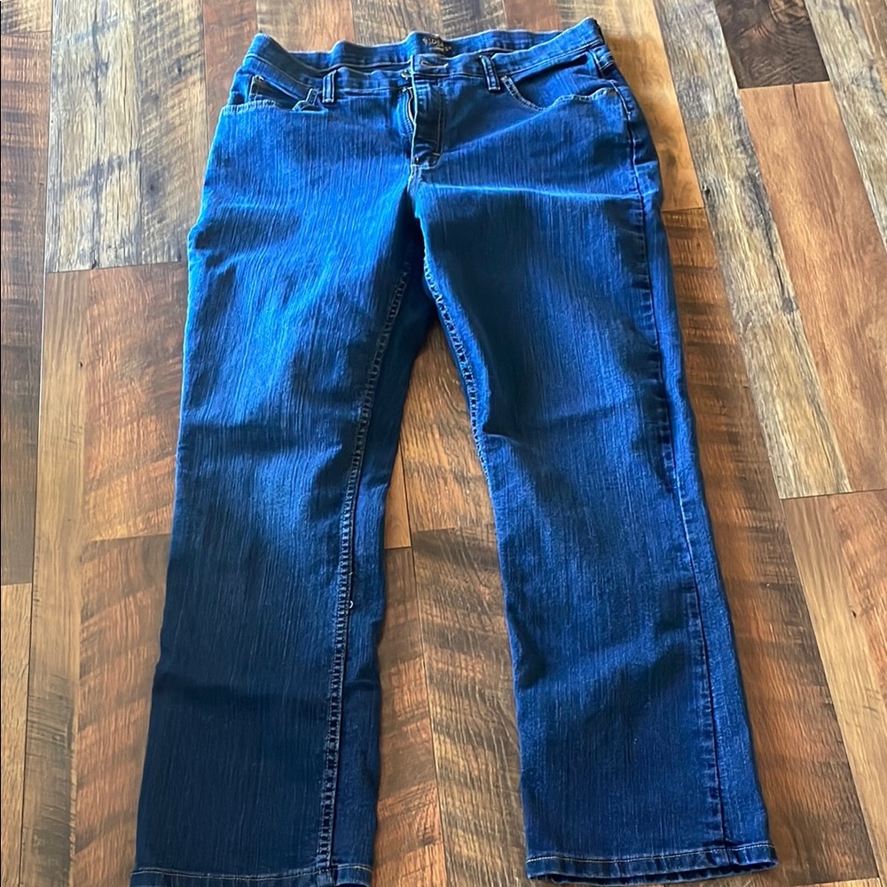 Lee Blue Straight Leg Jeans with Classic Denim Style